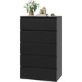 Commode de rangement gris fonce