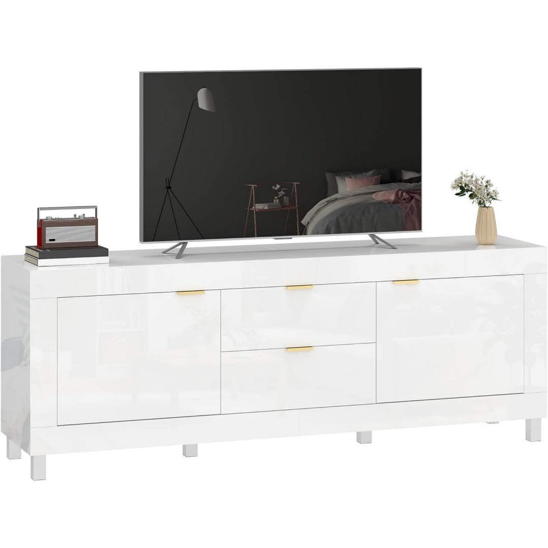 Gris banc TV esprit rustique