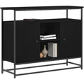 Buffet de rangement contemporain noir