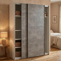 Armoire 150 x 61 x 200 cm en panneau de particules solide