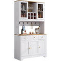 Buffet haut gris clair chaleureux moderne 94.5 x 30 x 175.5 cm