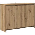 Buffet d'appoint marron en bois d'ingenierie 102 x 33 x 75 cm
