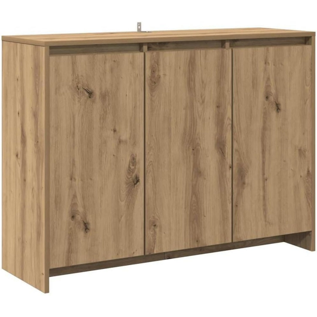 Buffet d'appoint marron en bois d'ingenierie 102 x 33 x 75 cm