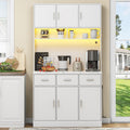 Buffet gris clair authentique classique 38 x 100 x 180 cm