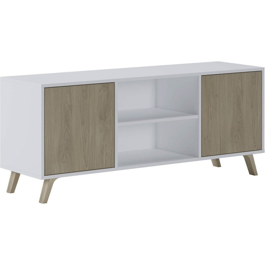 Meuble TV gris, contemporain, rangement pour enfant