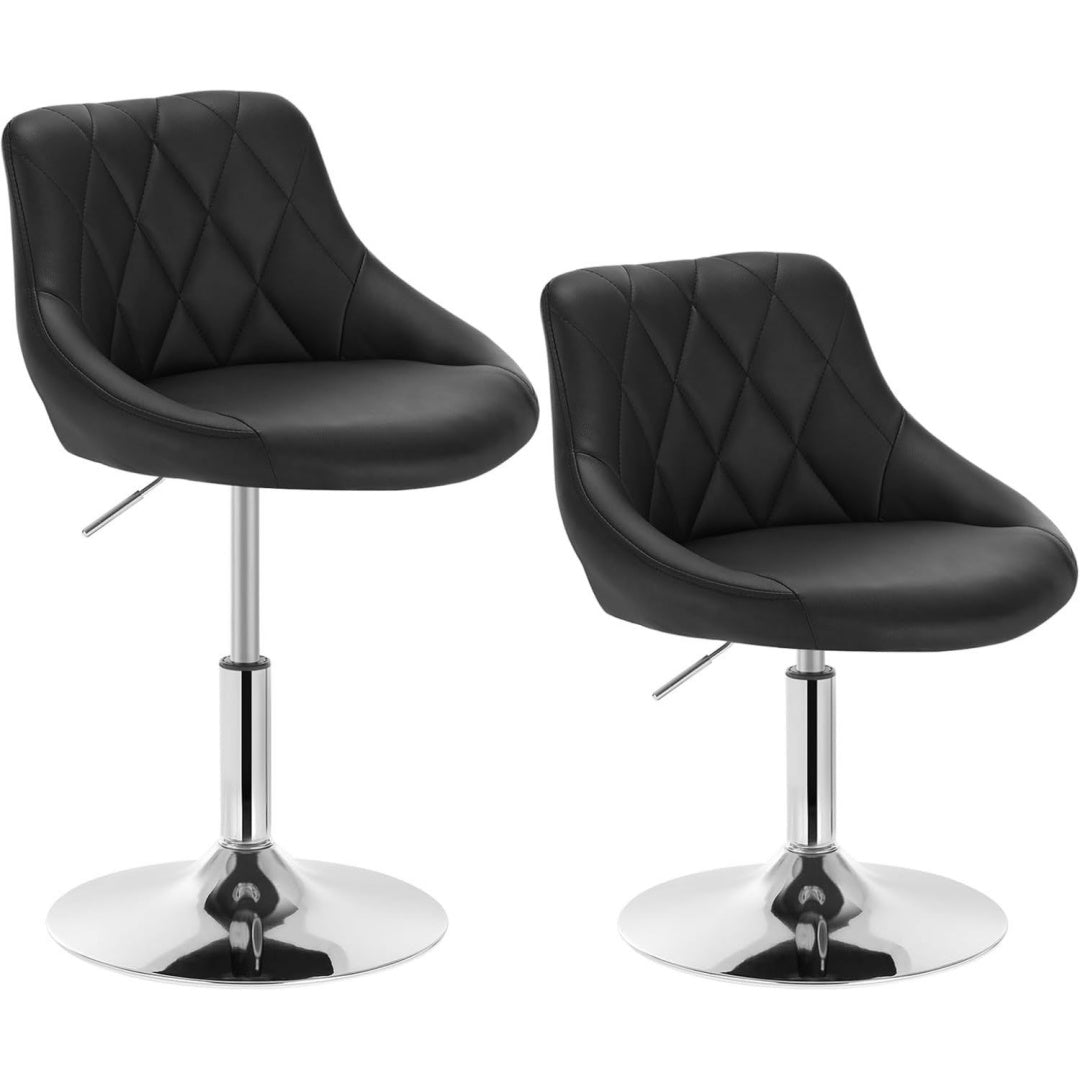 Tabouret de bar gris fonce, metal