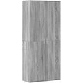 Buffet tout en bois gris traditionnel