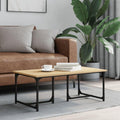 Table basse gris 90 x 50 x 35 cm compact