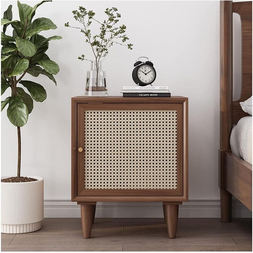 Table de chevet gris, contemporain, rangement multifonction