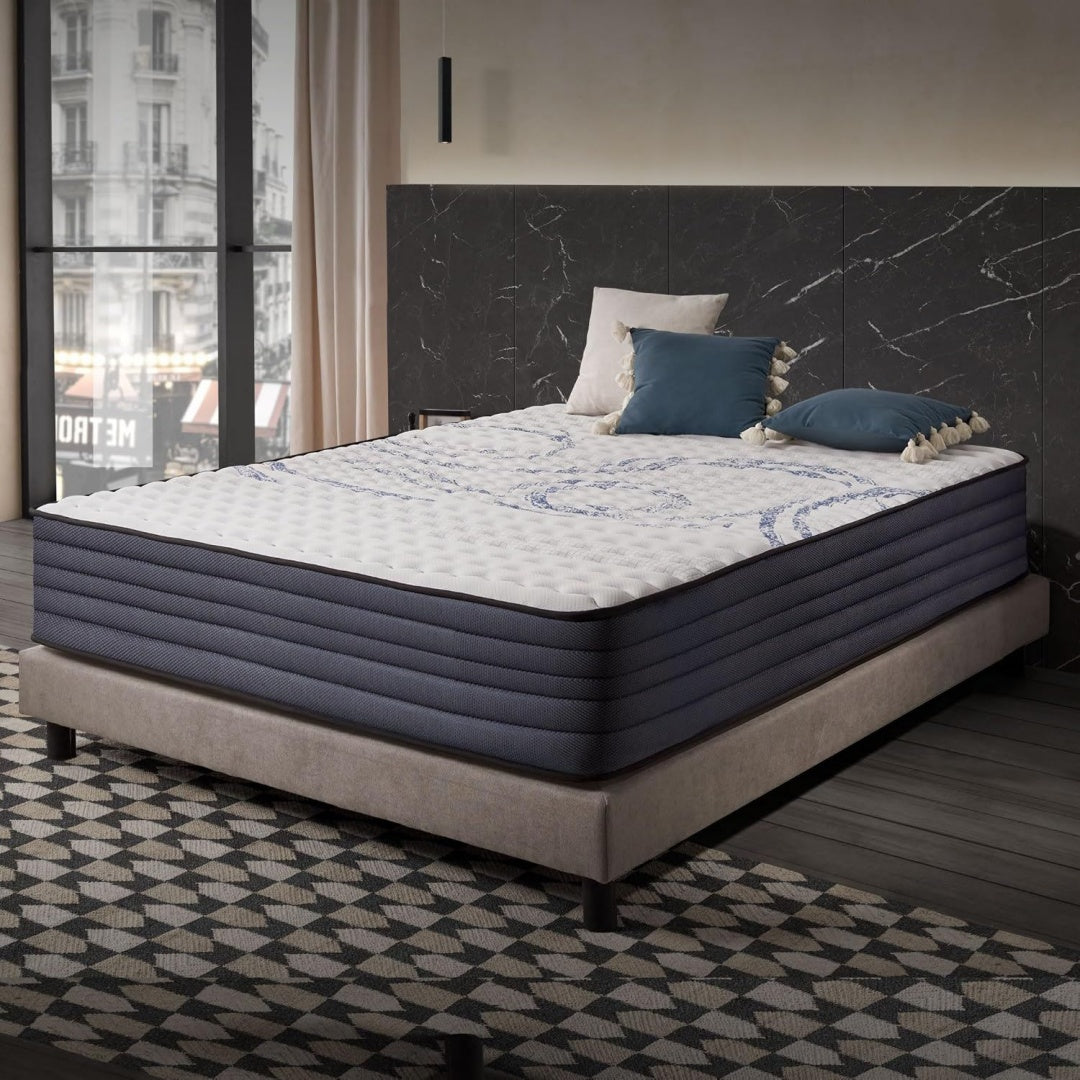 Classique matelas confort gris fonce