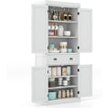 Buffet polyvalent 2 tiroirs et 4 portes structure metallique
