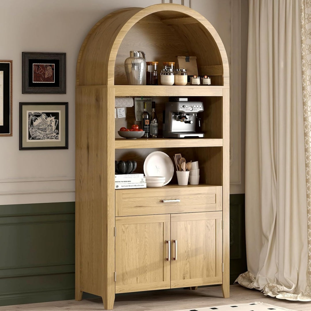 Style Rustique, rayonnage marron en bois