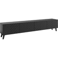 Meuble TV en MDF gris fonce