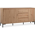 Ranger devient simple, meuble de rangement marron en bois style moderne