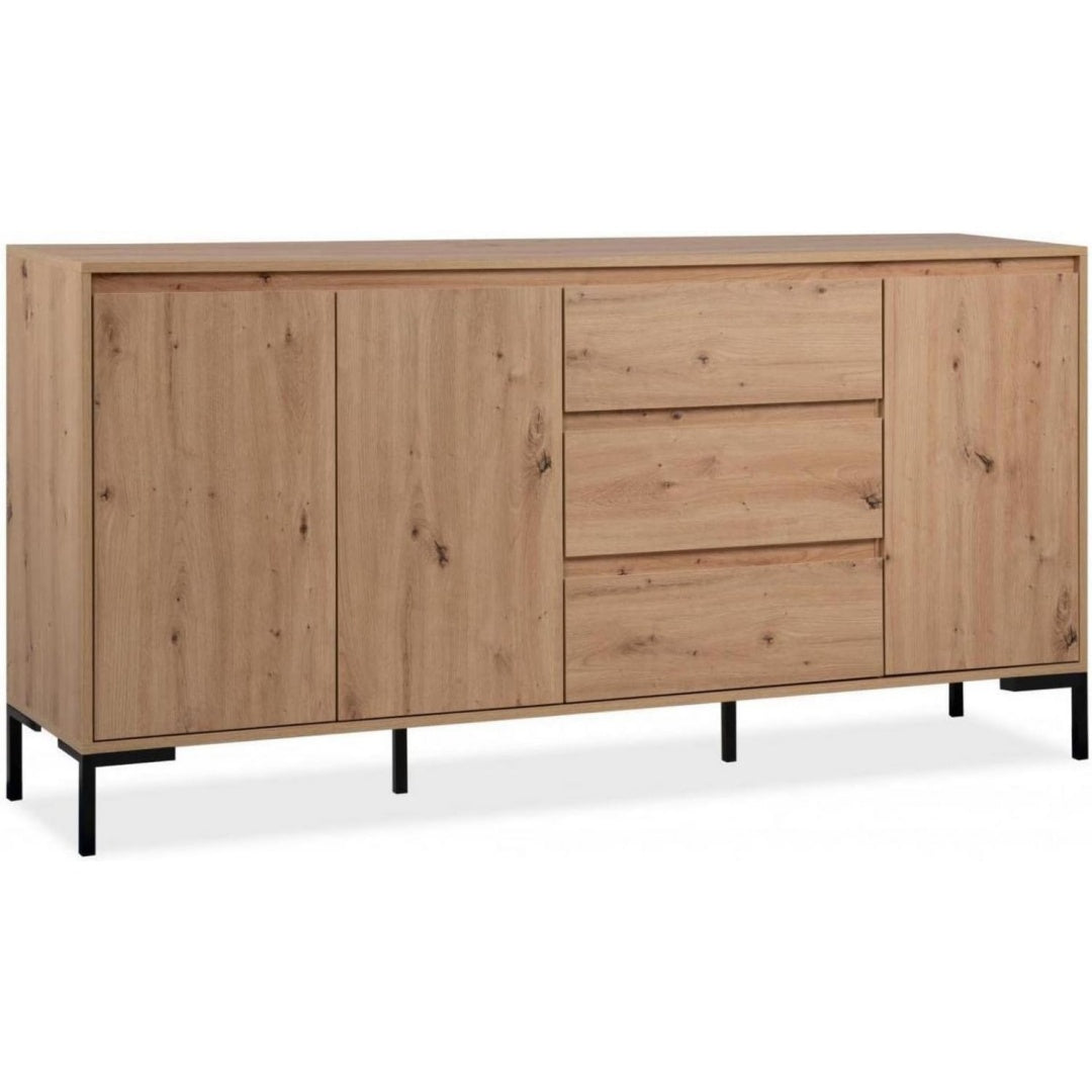 Ranger devient simple, meuble de rangement marron en bois style moderne