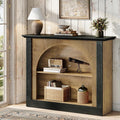 Console entree marron, solution de rangement allure contemporaine