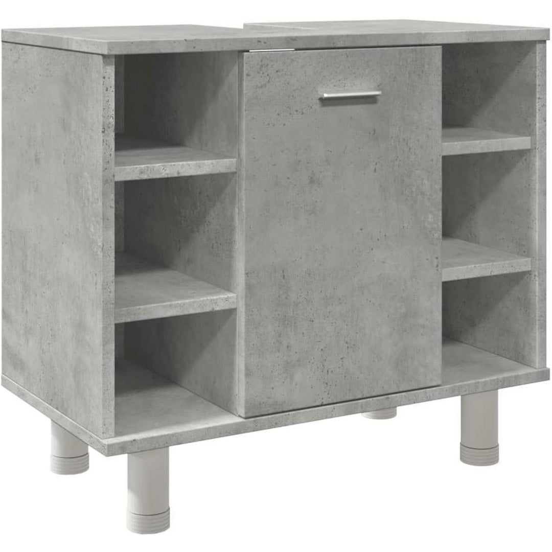 Buffet de rangement astucieux gris