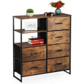Commode marron 6 tiroirs industrielle